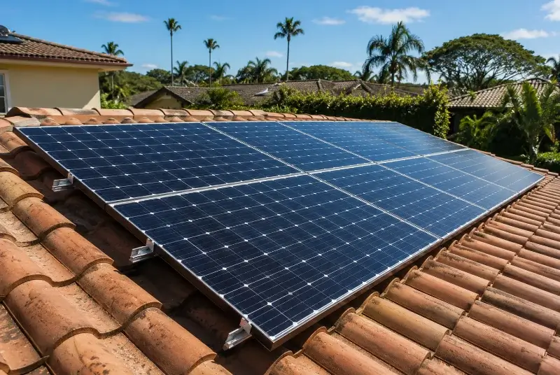 Installation de panneaux solaires à Marquillies